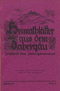 Titelblatt der Ausgabe 1940 III