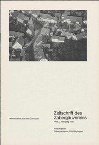 Titelblatt der Ausgabe 1981 III