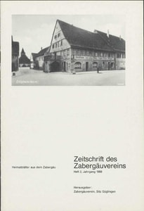 Titelblatt der Ausgabe 1988 II
