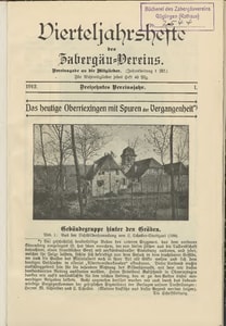 Titelblatt der Ausgabe 1912 I