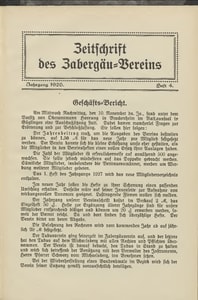 Titelblatt der Ausgabe 1926 IV