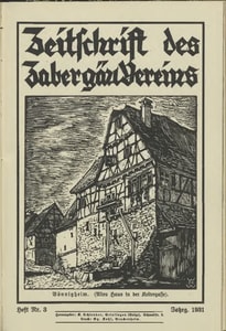 Titelblatt der Ausgabe 1931 III