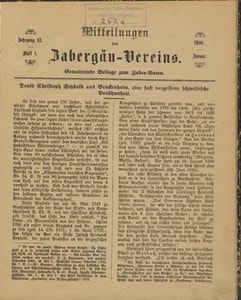 Titelblatt der Ausgabe 1901 I